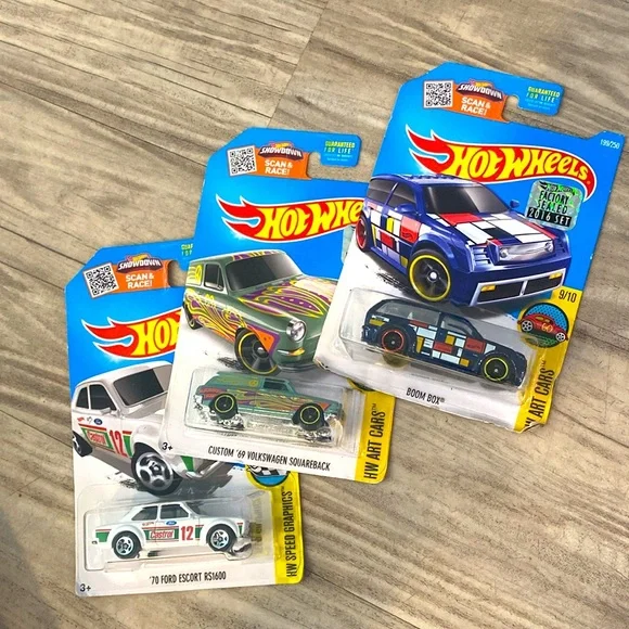 Hot Wheels 3x *NWT* Factory Sealed 2016 Set. Limited edition collector item. - Picture 3 of 16